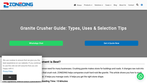 ZONEDING - Granite Crusher Guide