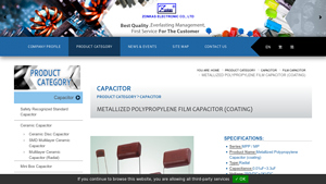 Zonkas - Metallized Polypropylene Film Capacitor
